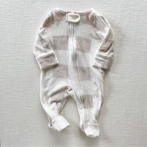 Cat and Jack fleece baby boy footie pajamas Newborn NB